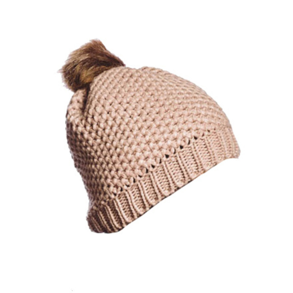 Knit Beanie With Pom-pom - Picture 1 of 1